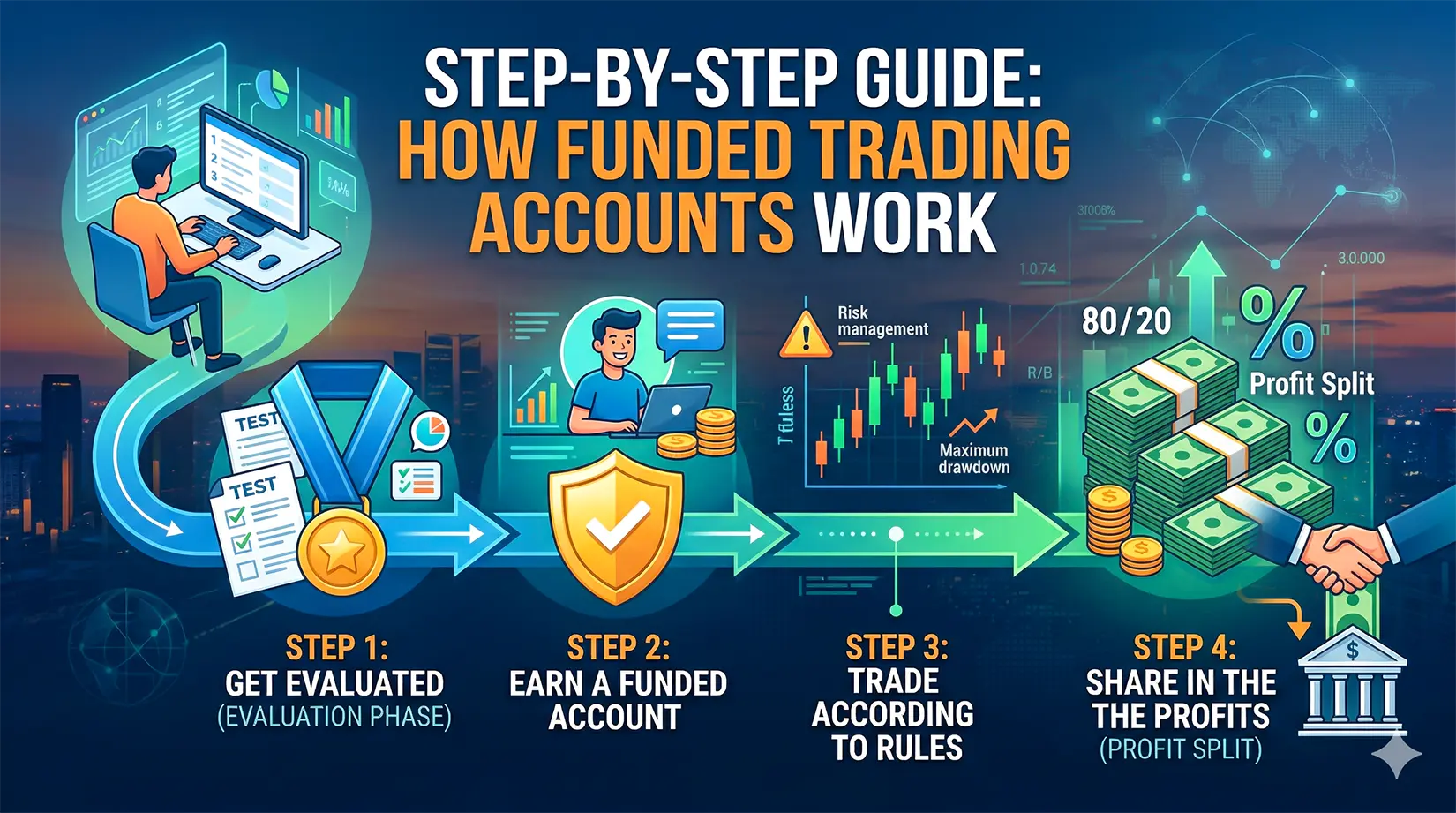 How Funded Trading Accounts Work: A Step-by-Step Guide