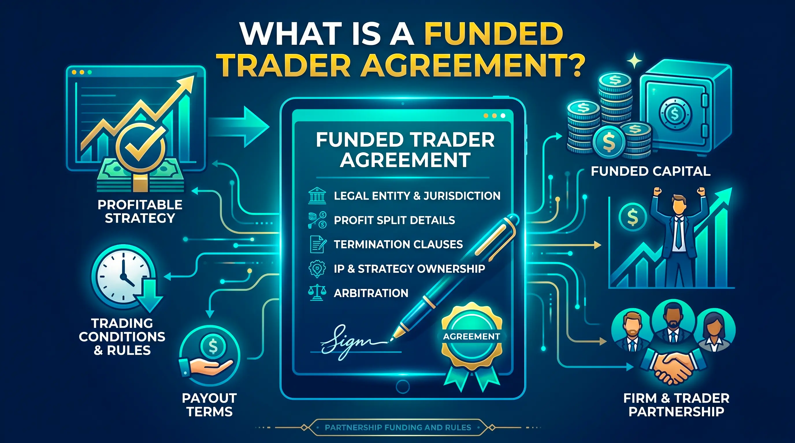 What Is a Funded Trader Agreement? The Legal Document Between You and the Prop Firm