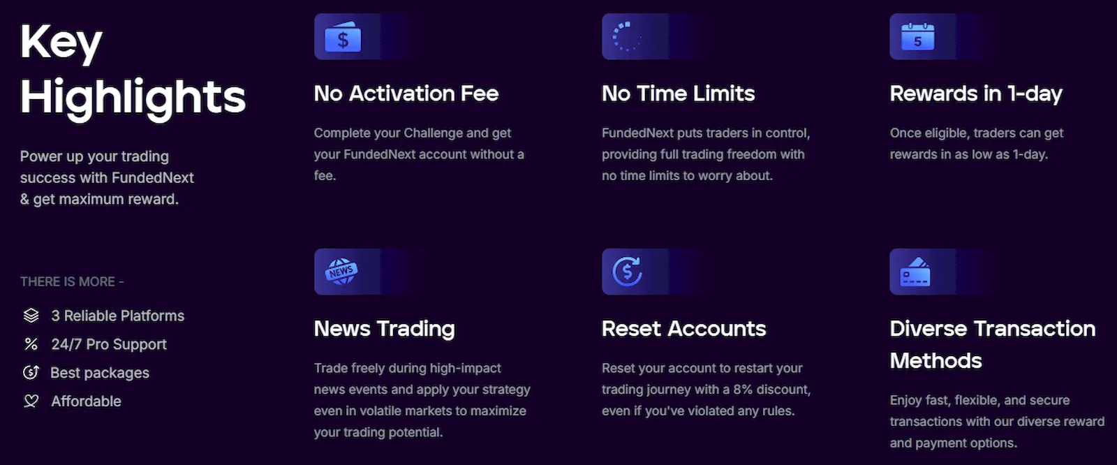 fundednext-key-highlights-propfirmsfinder