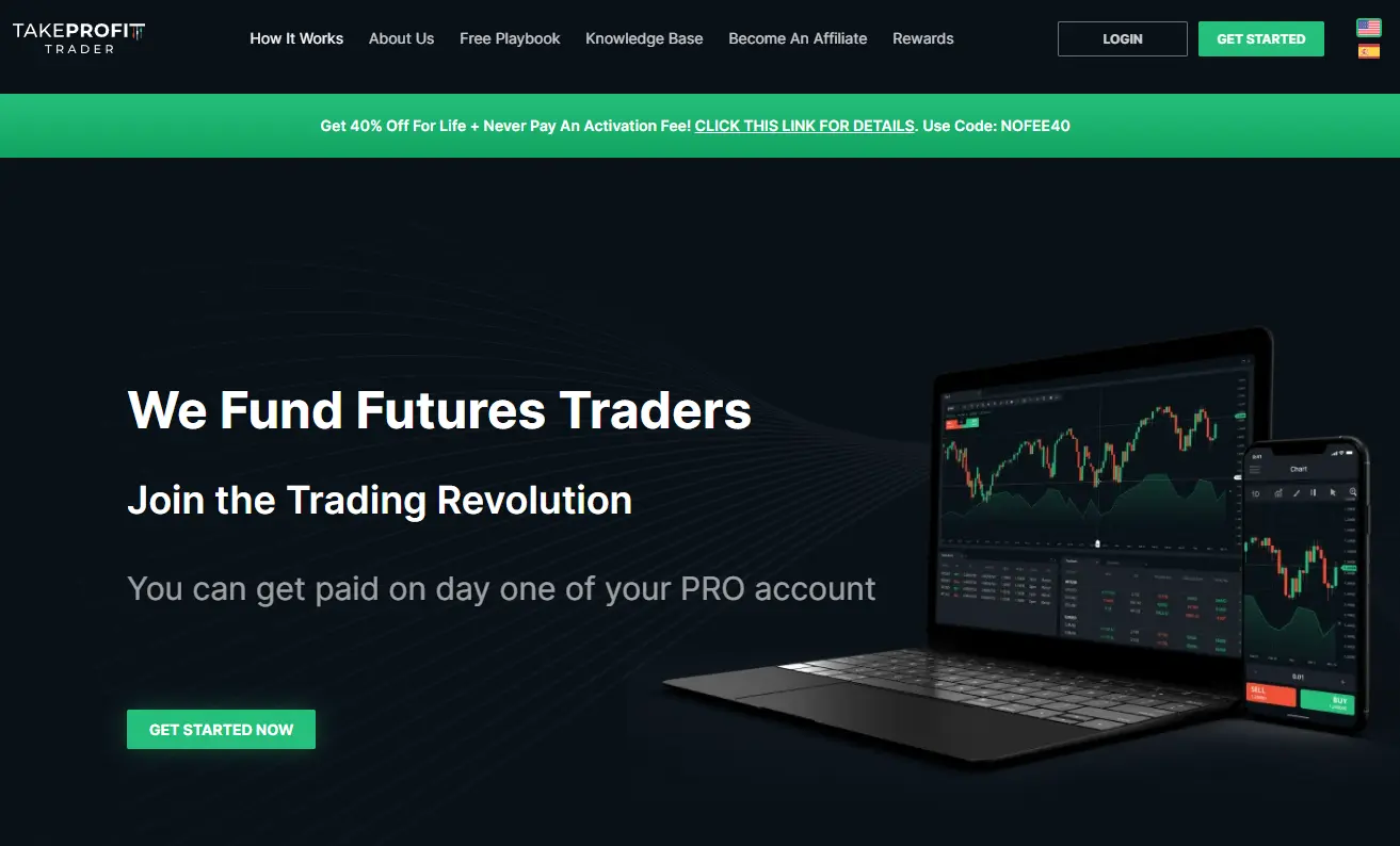 take profit trader prop firm review