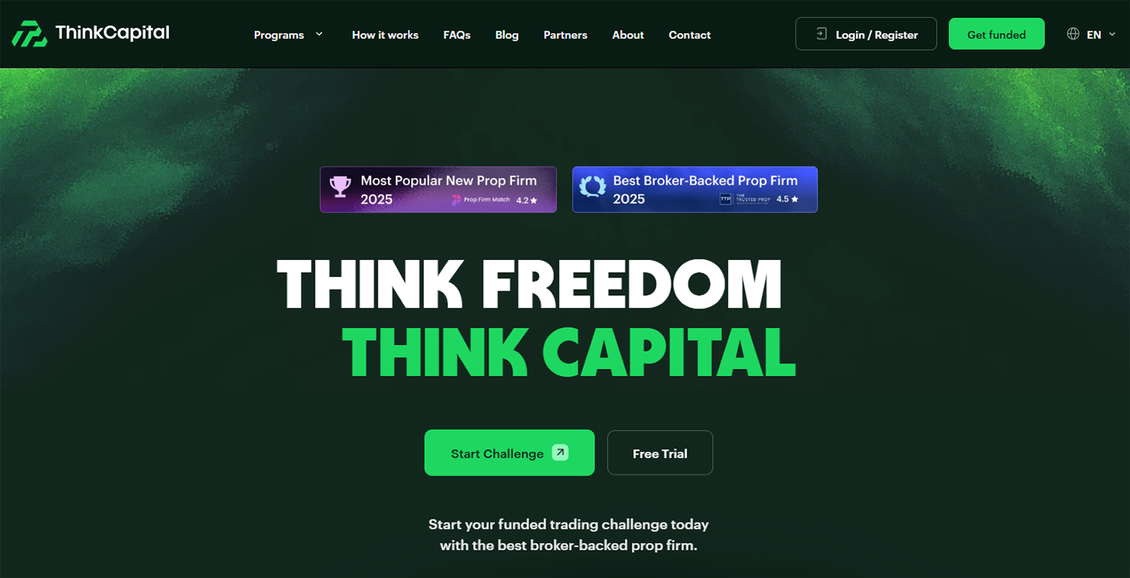 thinkcapital prop firm review